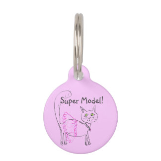 Pet Tag Super Model! Cat