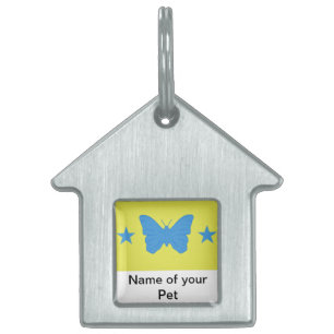 Pet Tag with Flag of Bady Bassit, Brazil