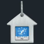 Pet Tag with Flag of Corpus Christi City<br><div class="desc">Elevate your pet's style with our exclusive pet tag featuring the flag of Corpus Christi! Crafted with meticulous attention to detail, this pet tag is more than just a practical accessory; it’s a celebration of Corpus Christi’s vibrant spirit and coastal pride. The design prominently displays the iconic Corpus Christi flag,...</div>