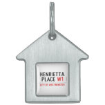 Henrietta  Place  Pet Tags