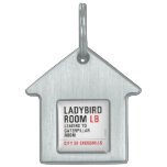 Ladybird  Room  Pet Tags