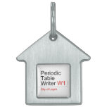 Periodic Table Writer  Pet Tags