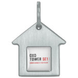 oxo tower  Pet Tags