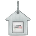 Sandwich Street  Pet Tags