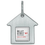 Belley Street  Pet Tags
