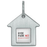 HYDE PARK  Pet Tags