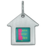 Game
 Letter
 Tiles  Pet Tags
