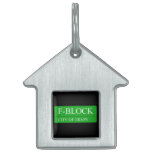 F-Block  Pet Tags