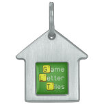 Game Letter Tiles  Pet Tags
