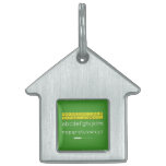 ABCDEFGHIJKLM
 NOPQSTUVWXYZ
 abcdefghijklm
 nopqrstuvwxyz  Pet Tags