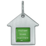 michael
 loves
 matthew  Pet Tags