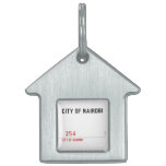 city of nairobi       Pet Tags