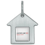 Leather Lane  Pet Tags