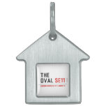 THE OVAL  Pet Tags