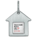 Your Name WAKX LOU  Pet Tags