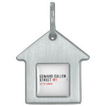 Edward Cullen Street  Pet Tags