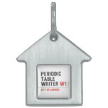 Periodic Table Writer  Pet Tags
