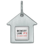 mEMORY LANE  Pet Tags
