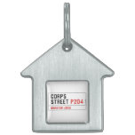 Corps Street  Pet Tags