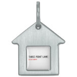 THREE POINT LANE  Pet Tags