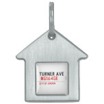 turner ave   Pet Tags