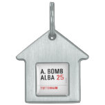 A. BOMB ALBA  Pet Tags
