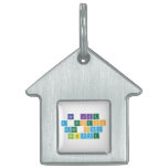 Be Like
 A Proton
 and Stay
 Positive  Pet Tags