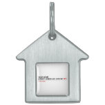 Your Name Street aymen abi love w1  Pet Tags