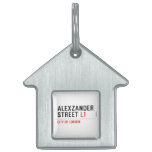 alexzander Street  Pet Tags