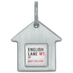 English Lane  Pet Tags