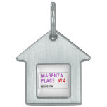 Magenta Place   Pet Tags
