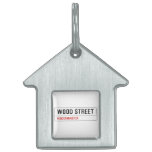 Wood Street  Pet Tags