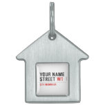 Your Name Street  Pet Tags