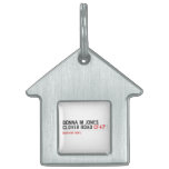 Donna M Jones Clover Road  Pet Tags