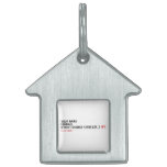 Your Name ishmael Street orange farm dzk 3  Pet Tags