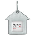 Your Name Street  Pet Tags