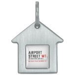 AIRPORT Street  Pet Tags