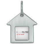 I ❤️ FELTHAM  Pet Tags