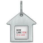 Bow Lane  Pet Tags