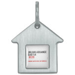 JULIAN ASSANGE CASTLE    Pet Tags