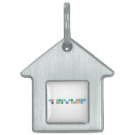 Mi lema de vida
 Be you Be happy  Pet Tags