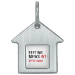 EEFTING MEWS  Pet Tags