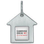 Cambridge Circus  Pet Tags