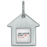 Jane Austen Street  Pet Tags