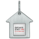 cupcakes Street  Pet Tags