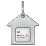 Rue  chocololo  Pet Tags