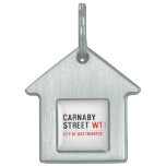 CARNABY STREET  Pet Tags