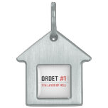 ORDET  Pet Tags