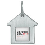 millennium bridge  Pet Tags