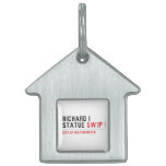 richard i statue  Pet Tags
